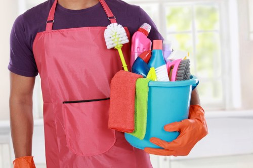 Upholstery extraction cleaning equipment in a Streatham living room